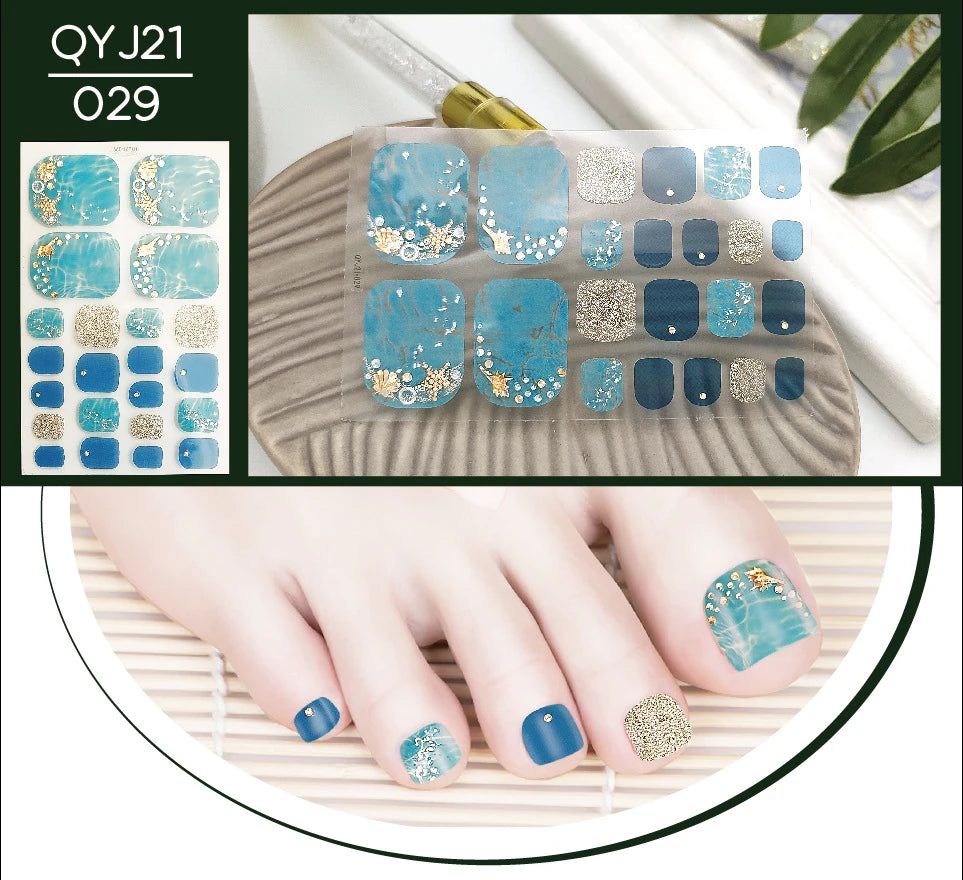 Summer Waterproof Nail Sticker