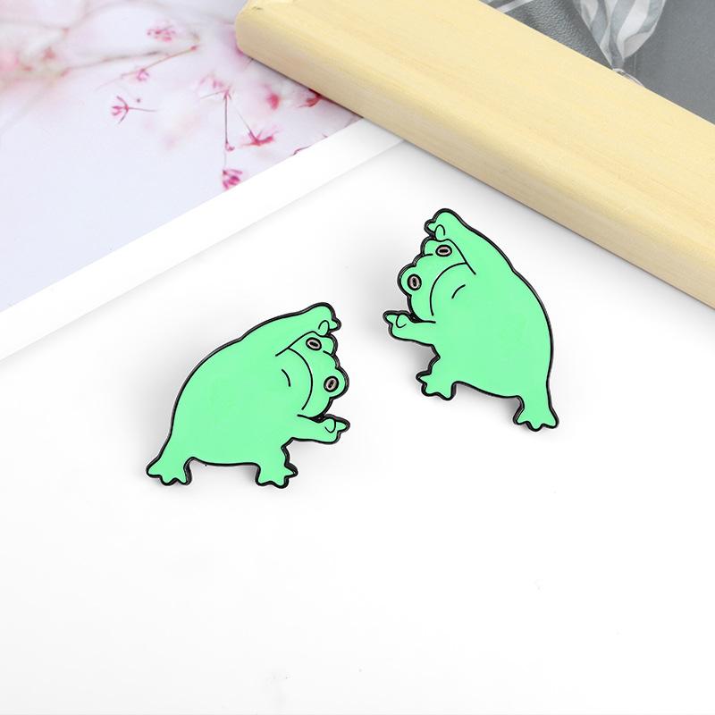 Cartoon Frog Pins