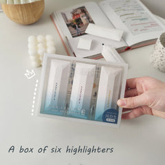 Card Six Color Highlighter Set