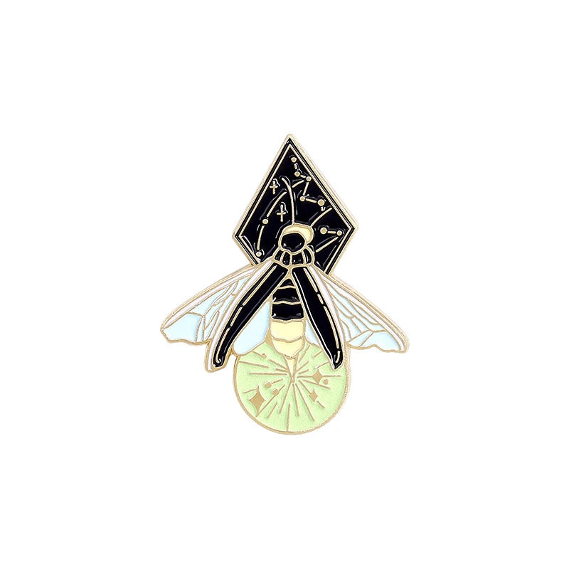 Cartoon Enamel Luminous Pins