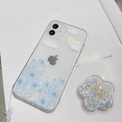 Blue Flowers Phone Cases