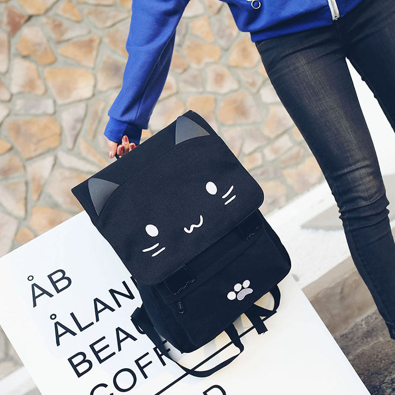 Cute Cartoon Cat Backpack