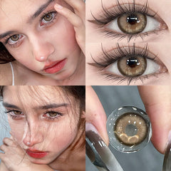 Ice Tea Brown 14.5mm Contact Lenses(6months wear)