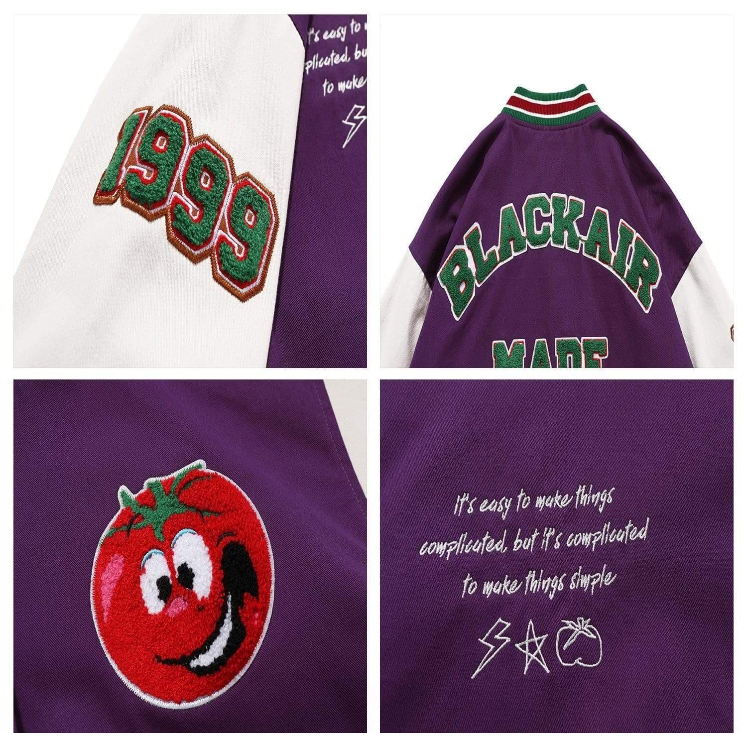"Tomato" Varsity Jacket