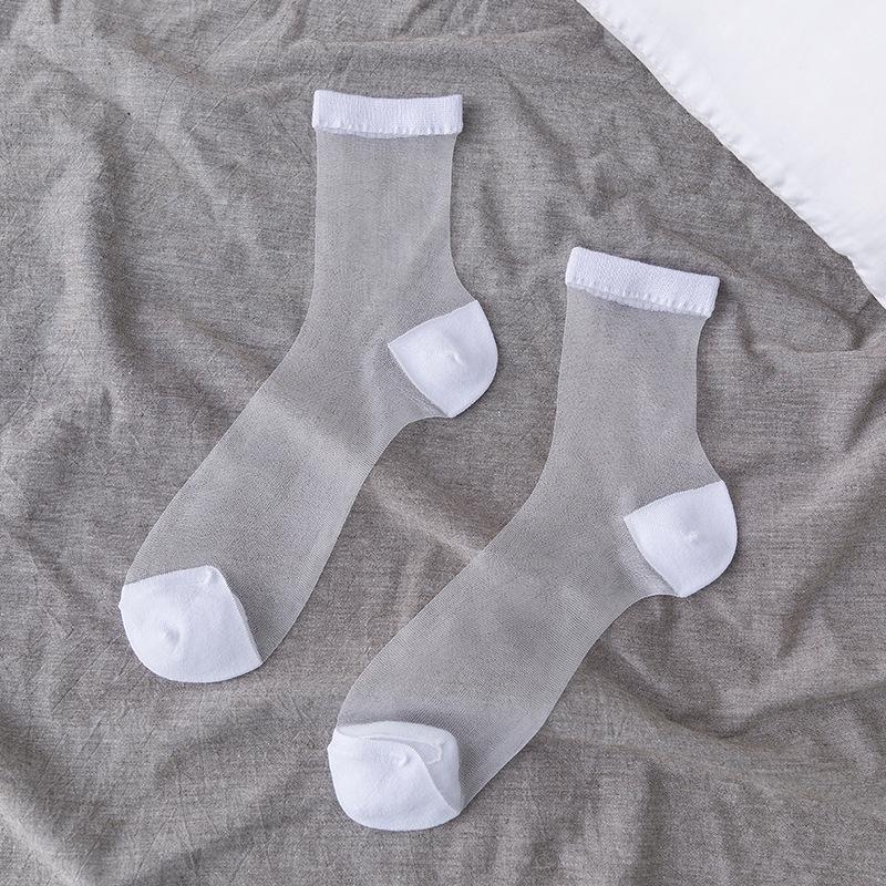 Korean Glass Silk Socks