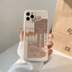 INS Art Label Phone Case