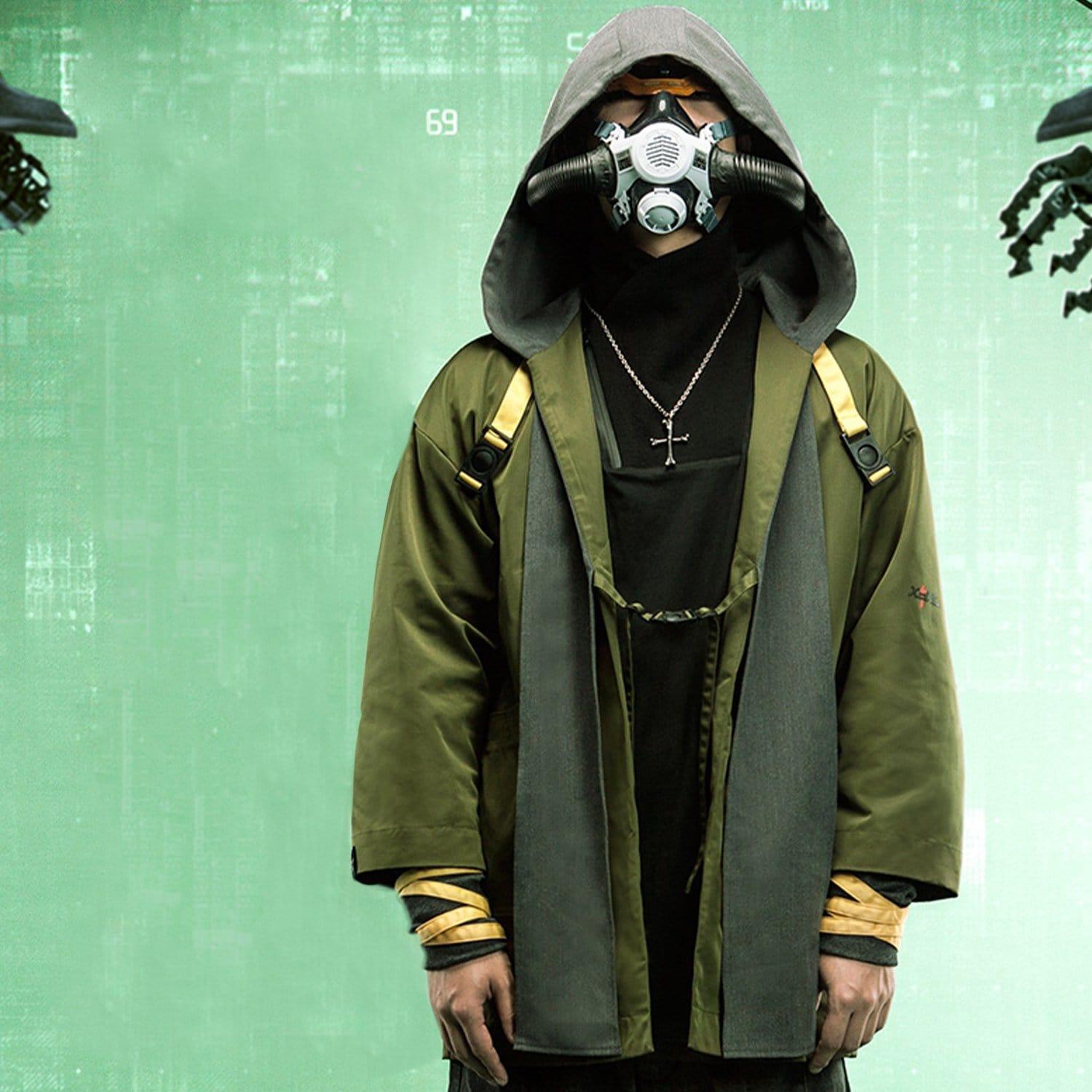 Cyberpunk Ninja Functional Cardigan Hoodies