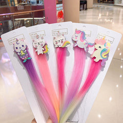 Cute Unicorn Wig Hair Clip