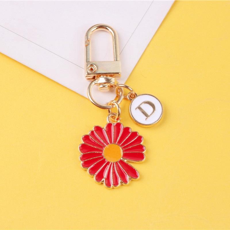 Kawaii Daisy Flower Keychain