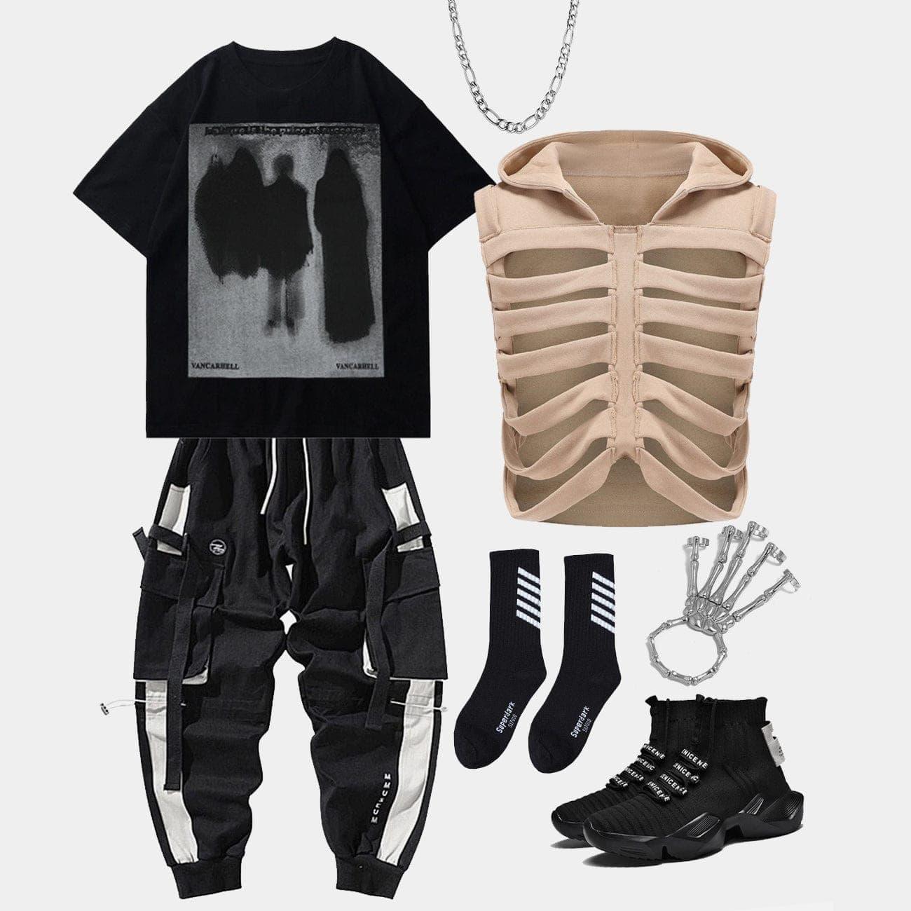 Cutout Hooded Vest