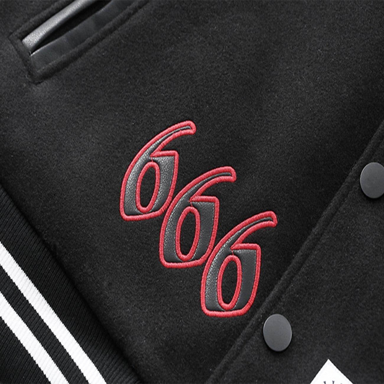 "Digital Print" Varsity Jacket
