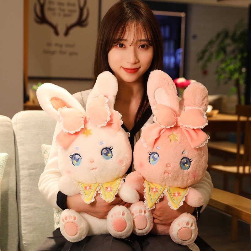 45cm Cute / Soft/ Cartoon/ Beautiful/ Rabbit Plush Toy/ Fashionable Little Rabbit Doll/ Children's Birthday Gift/ Christmas Gift