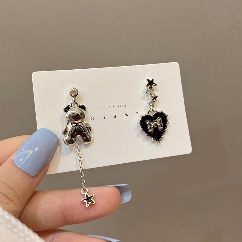 Cute Bear Star Earrings