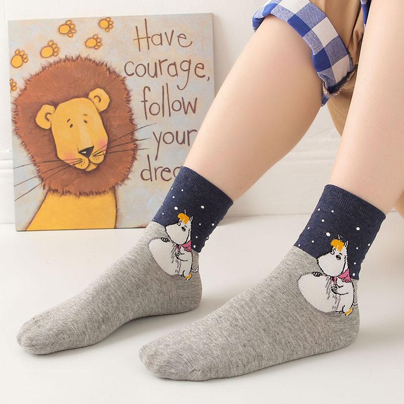 Cartoon Anime Hippo Socks