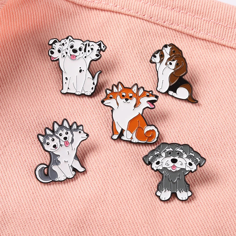 Animal Fox Dog Pins