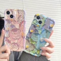 Brilliant Oil Painting Flower Phone case