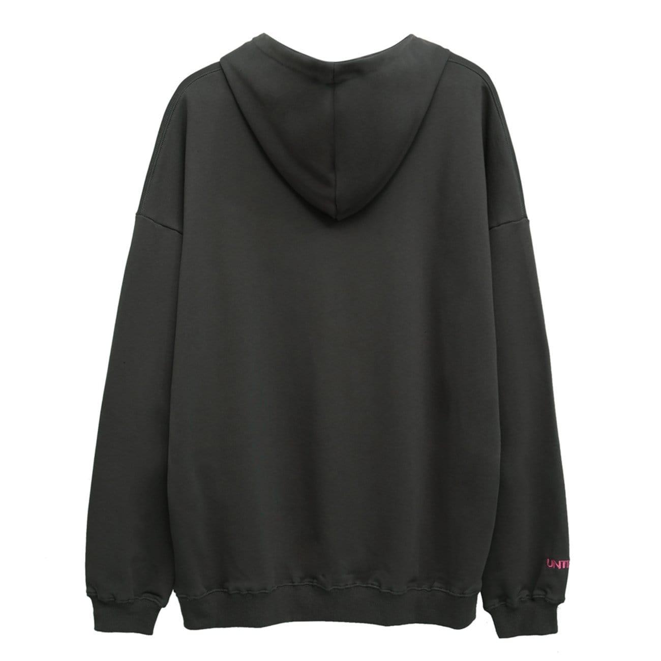 Masked Embroidery Hoodies