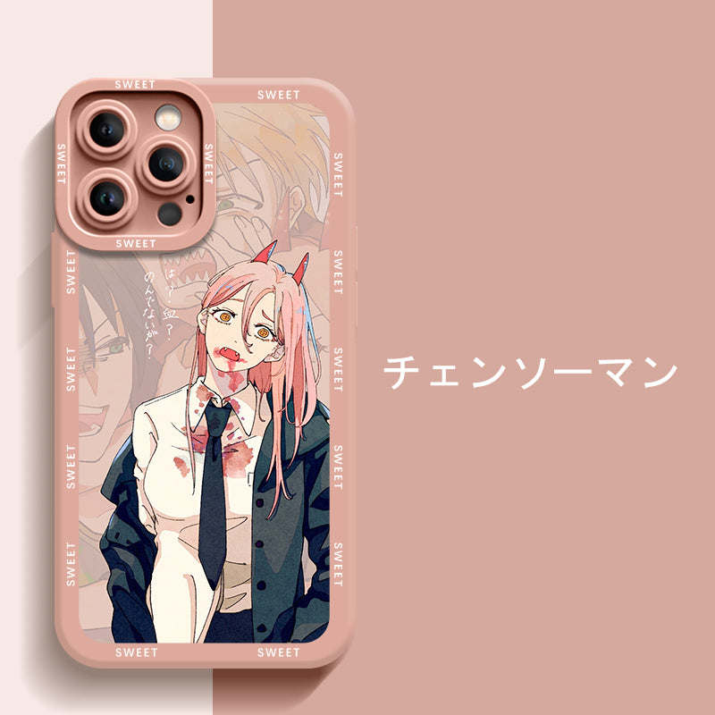 Chainsaw Man Power Pink iPhone Case