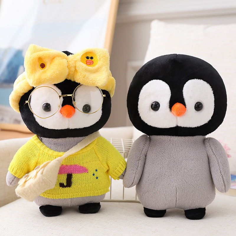 Kawaii Dress Up Penguin Family Plushie