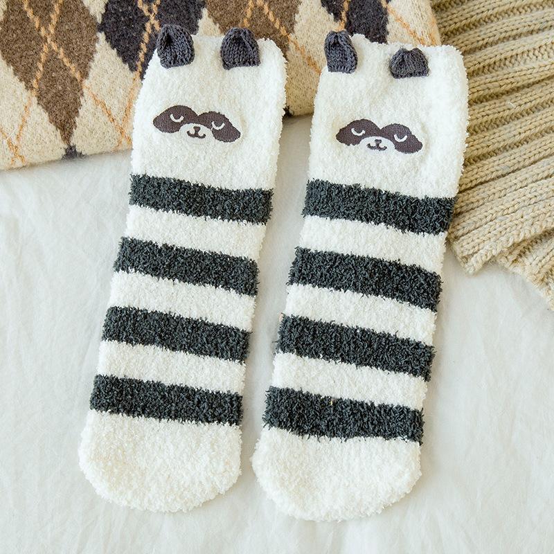 Cartoon Animals Floor Socks