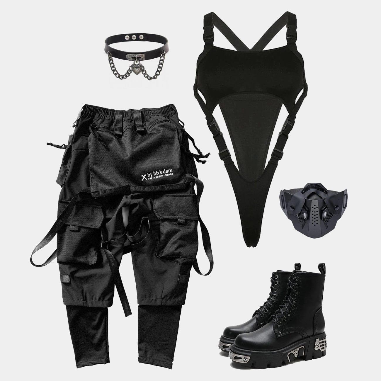 Irregular Cutout Button Sexy Jumpsuit