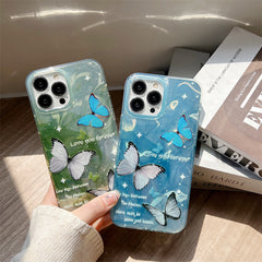 Summer Smudged Dreamy Butterfly Phone Case