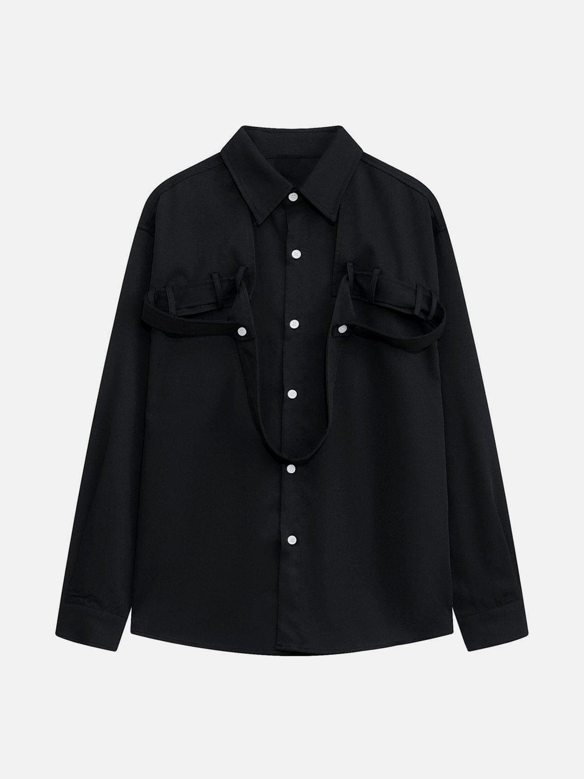 Ribbon Long Sleeve Shirt