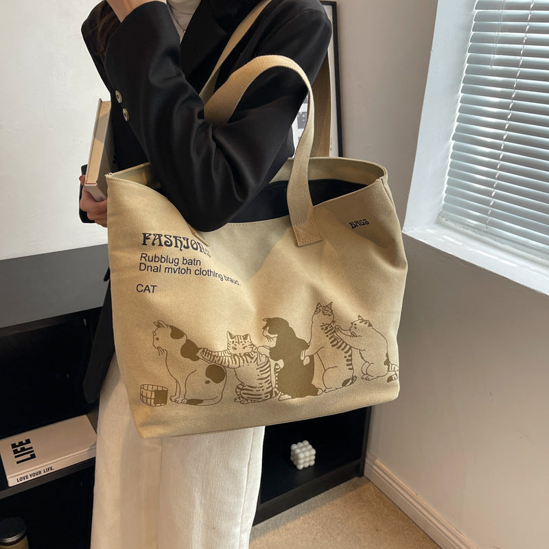 Cute Five Cats Tote Bag