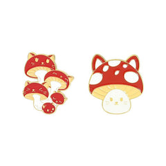 Cute Mushrooms Pins