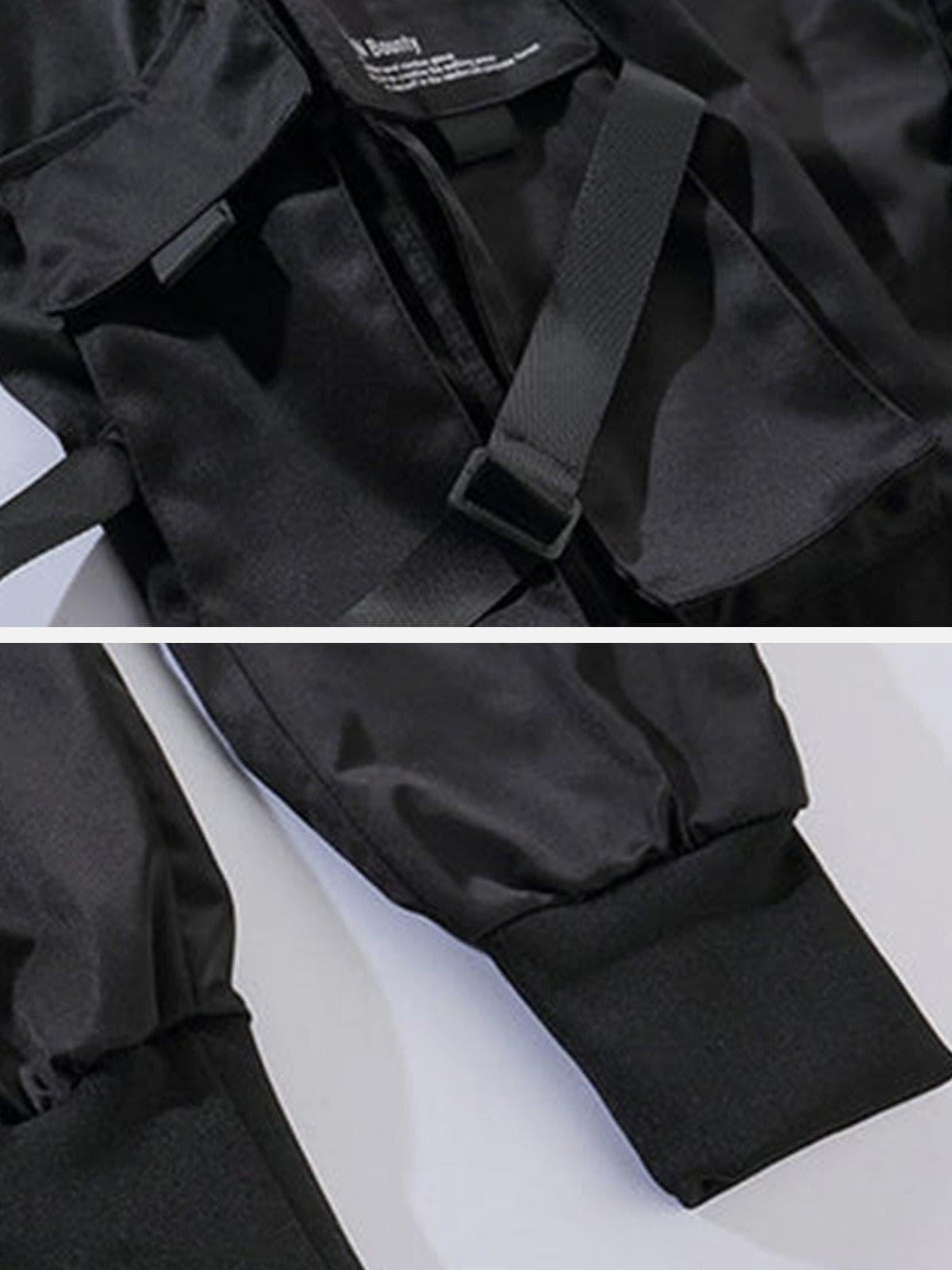 "Multi-pocket Beam Foot" Cargo Pants