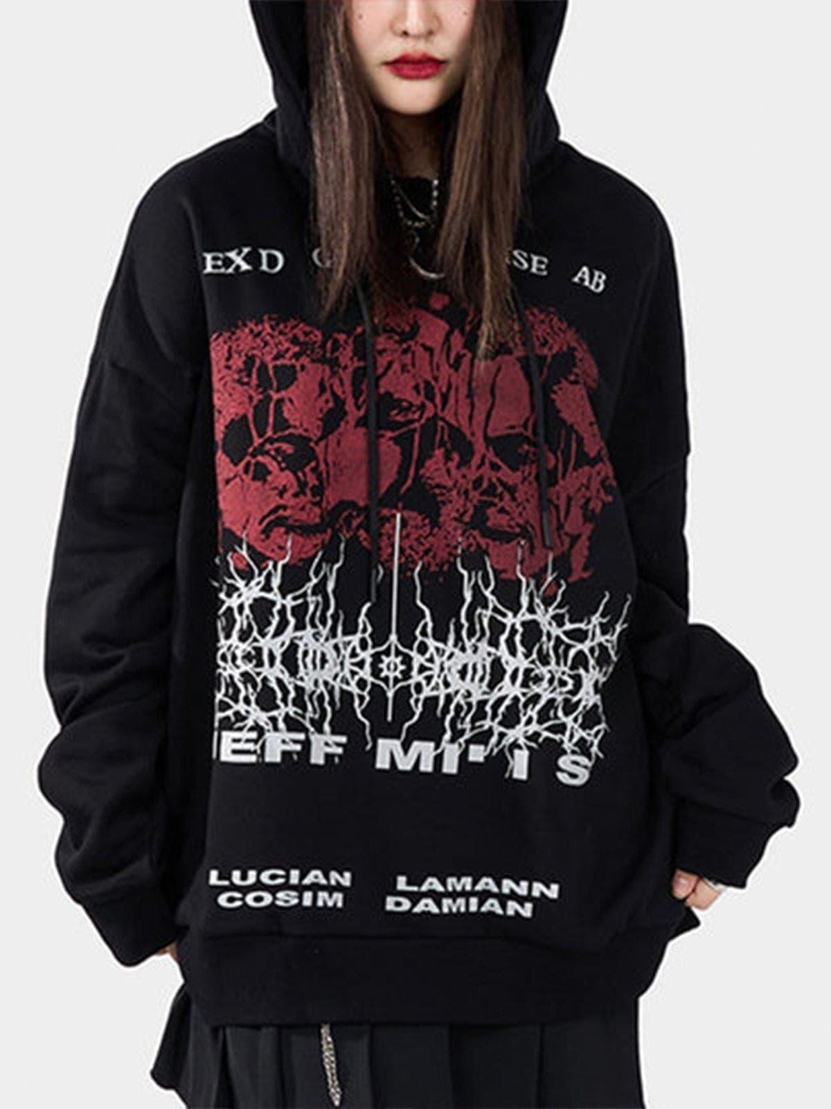 Thorny Head Oversized Washed Hoodie