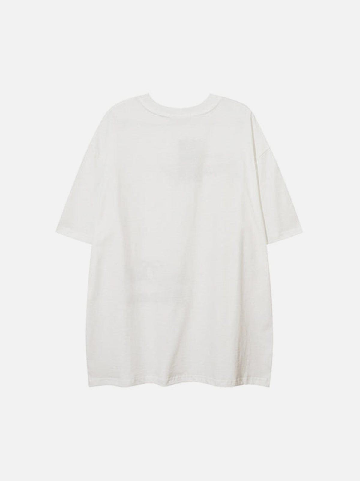 Letter Graffiti Graphic Tee