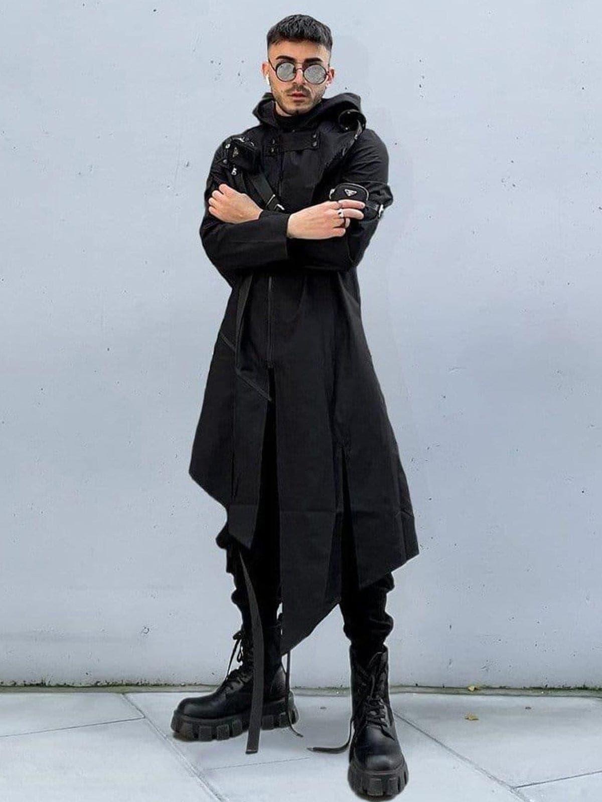 Medieval Retro Irregular Ribbons Long Cloak