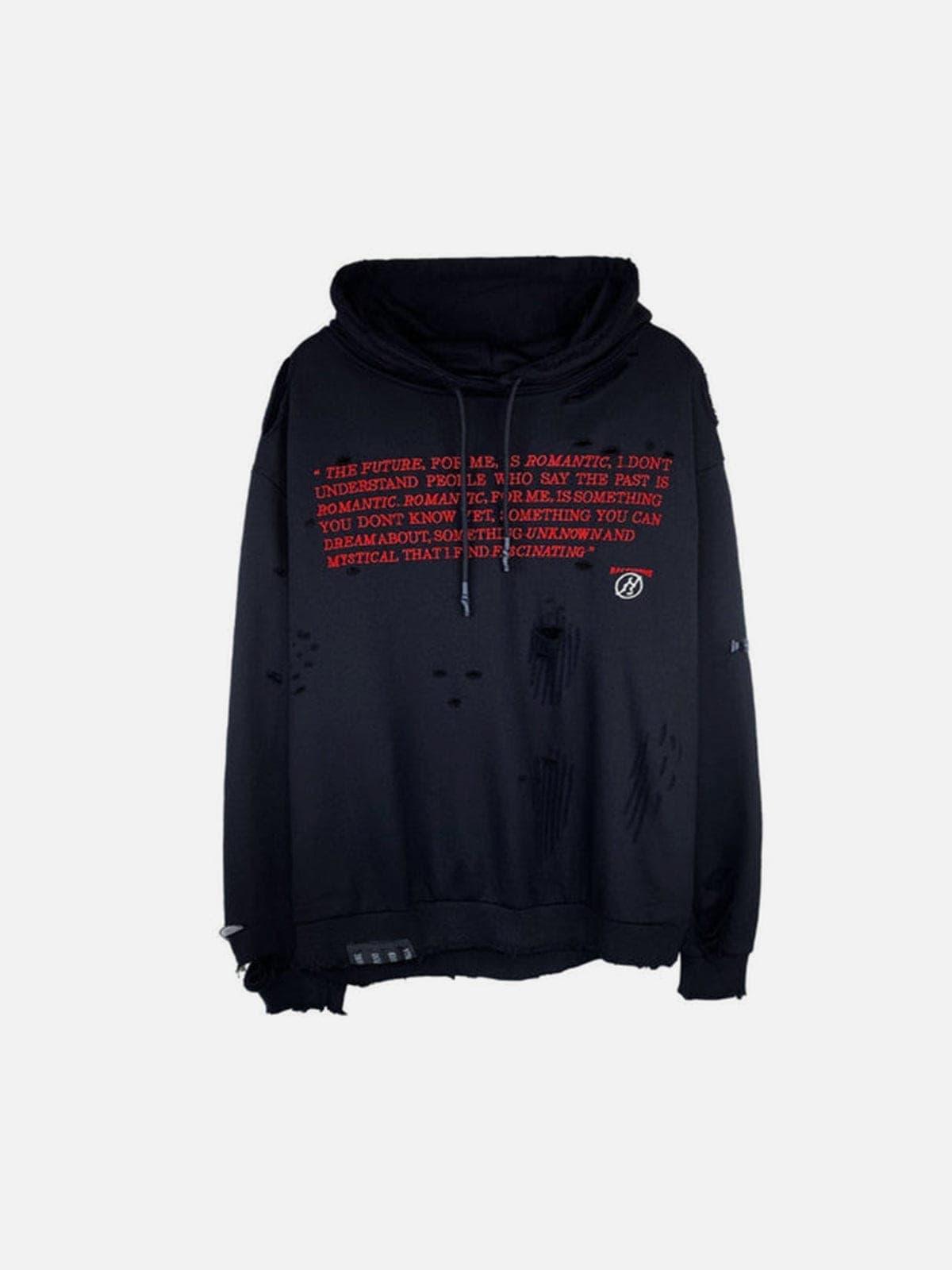 Silhouette Avatar Print Hoodie