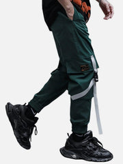 Label Barcode Print Cargo Pants