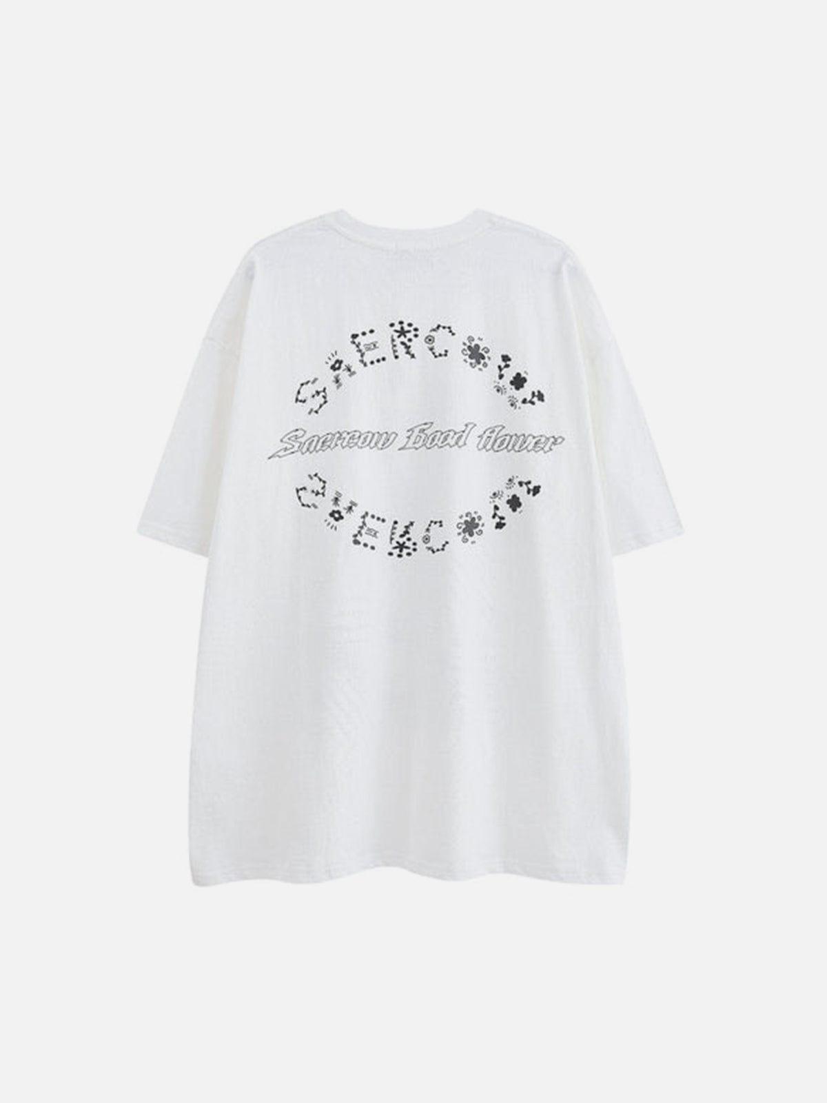 Flower Plant Letters Bombing Graphic Tee
