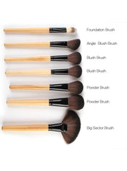 32Pcs Print Logo Makeup Brushes Professional