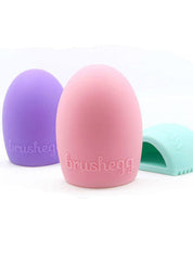 Egg for Cleaning Makeup Brushes Silicone Brushegg