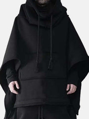 Dark Bat Cloak Cape Wizard Hooded Coat