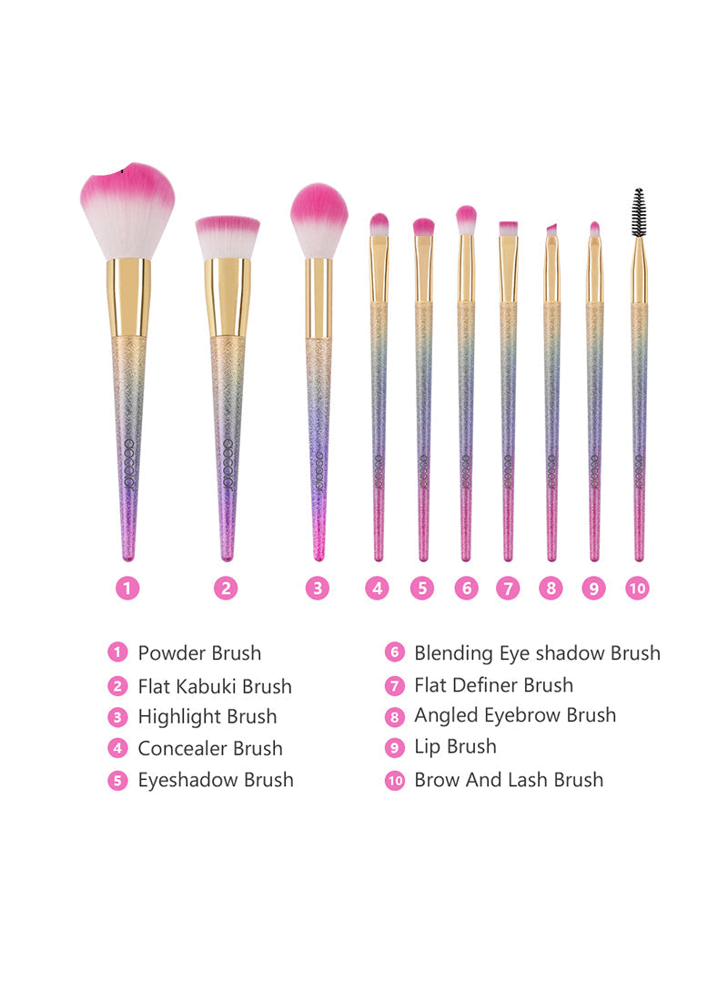 10PCS makeup brushes set Fantasy Set Professional