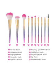 10PCS makeup brushes set Fantasy Set Professional