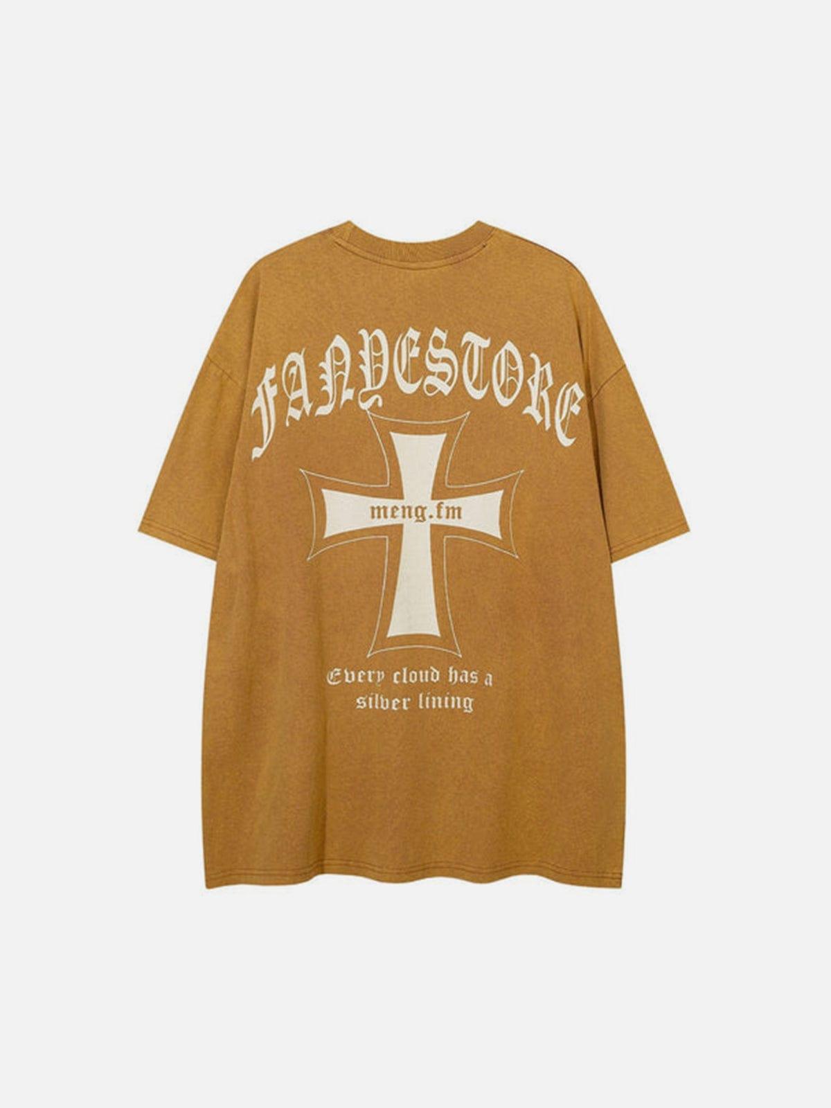 Letters Cross Graphic Tee
