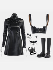 Personalized Punk Strap PU Sling Vest