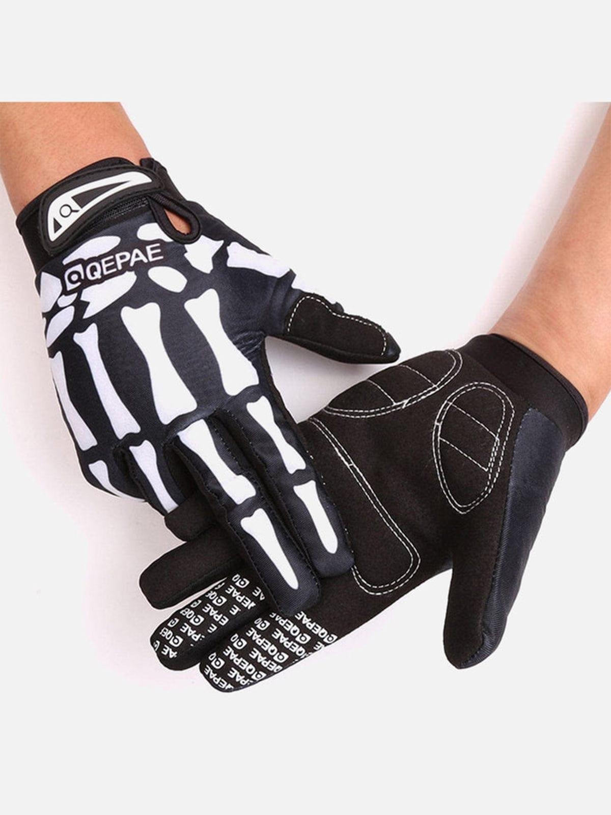 Punk Skeleton Claw Gloves
