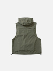 Half Zipper Hood Vest