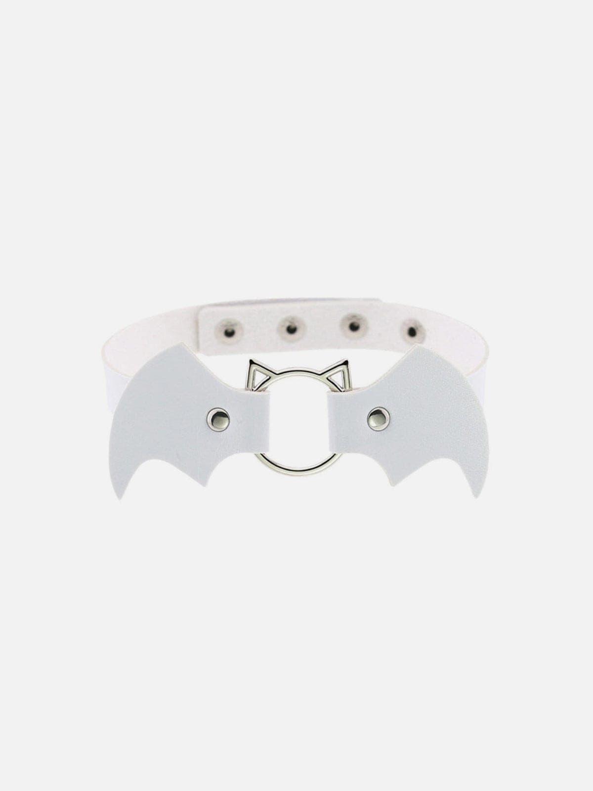 Punk Bat Vampire PU Necklace