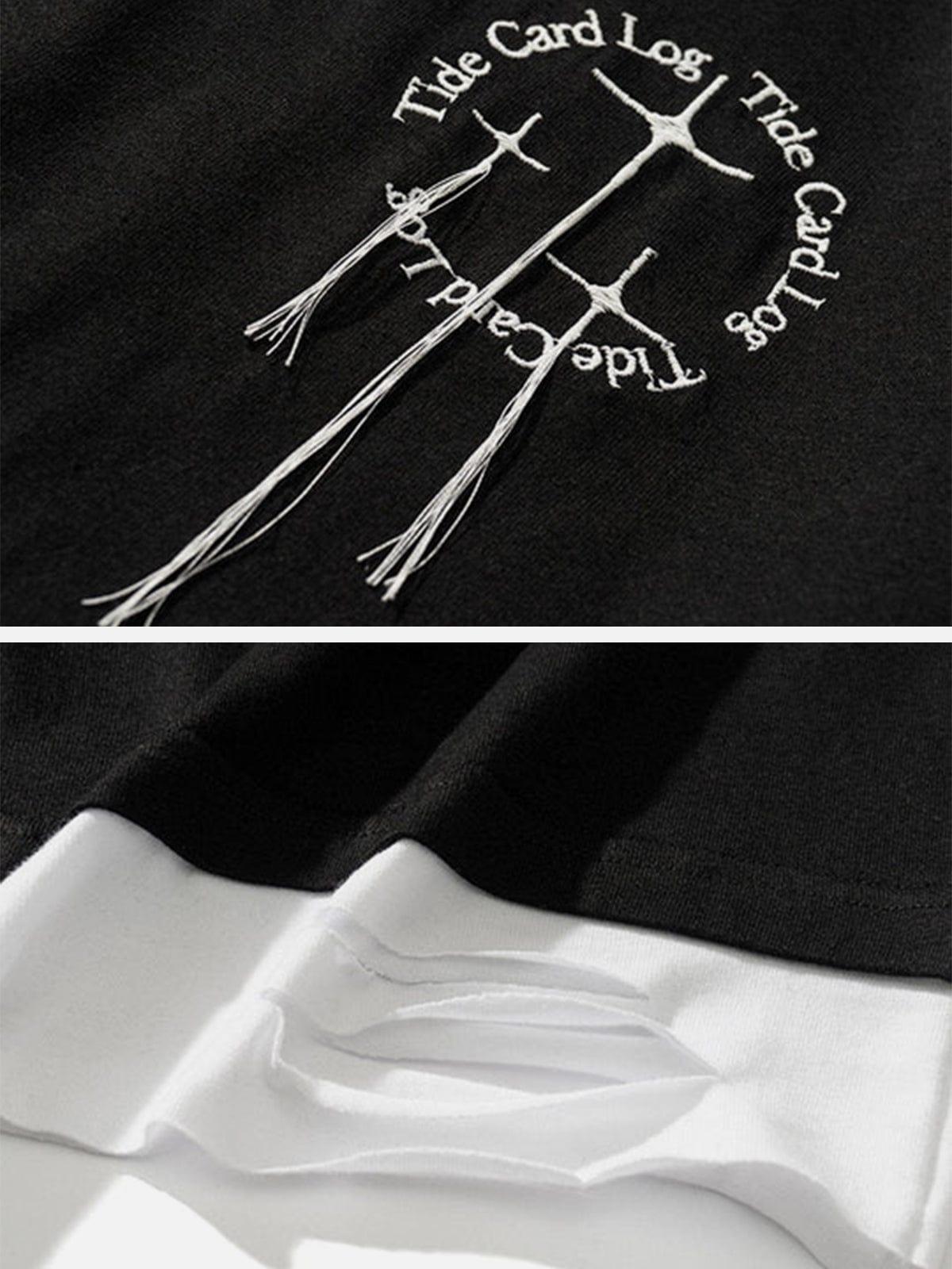Tassel Cross Graphic Tee