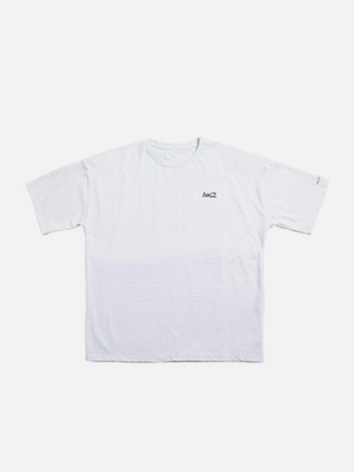 Dark Letter Graffiti Cotton Tee