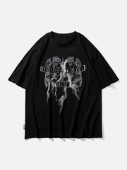 Skull Lightning Graphic Tee