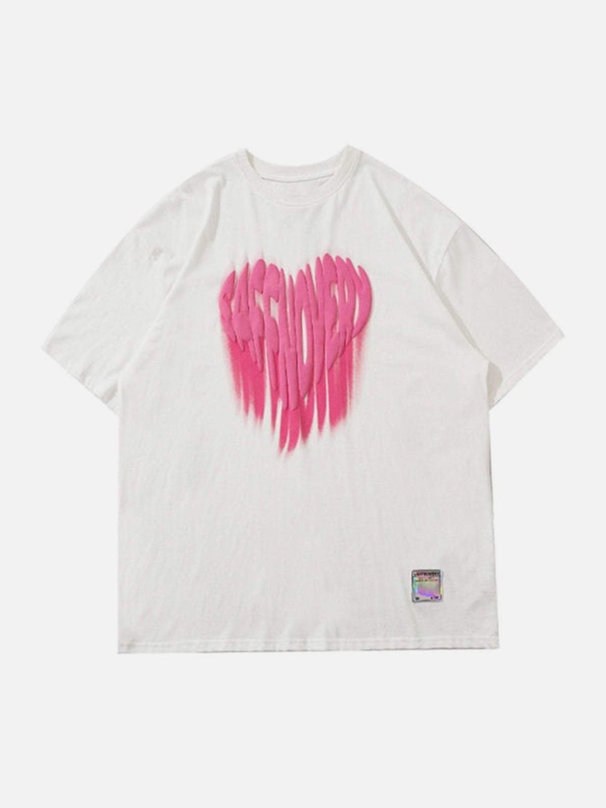 Foam Letter Love Print Tee
